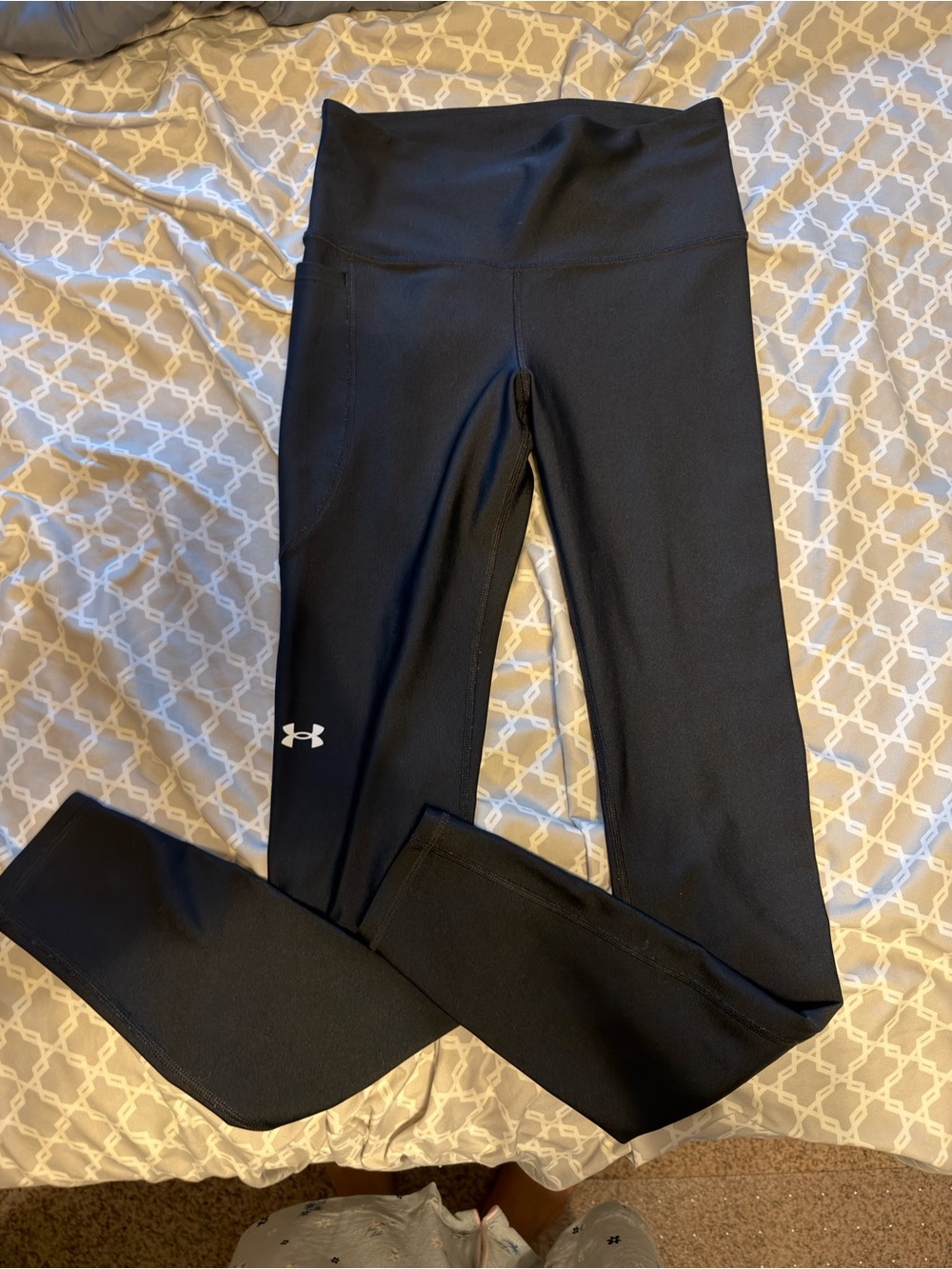 Under Armour Black High-Waist Leggings with Logo